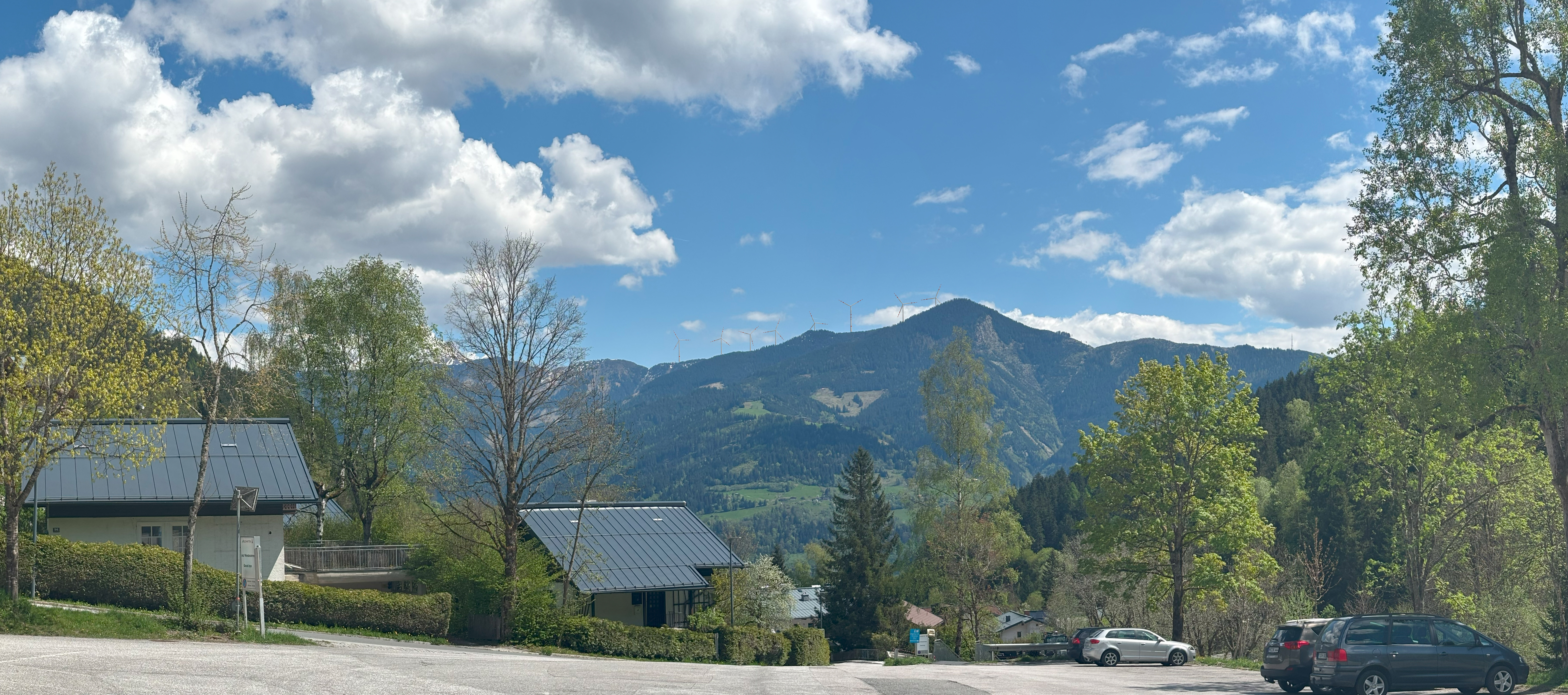 Blickwinkel Schmittenbahn Talstation danach