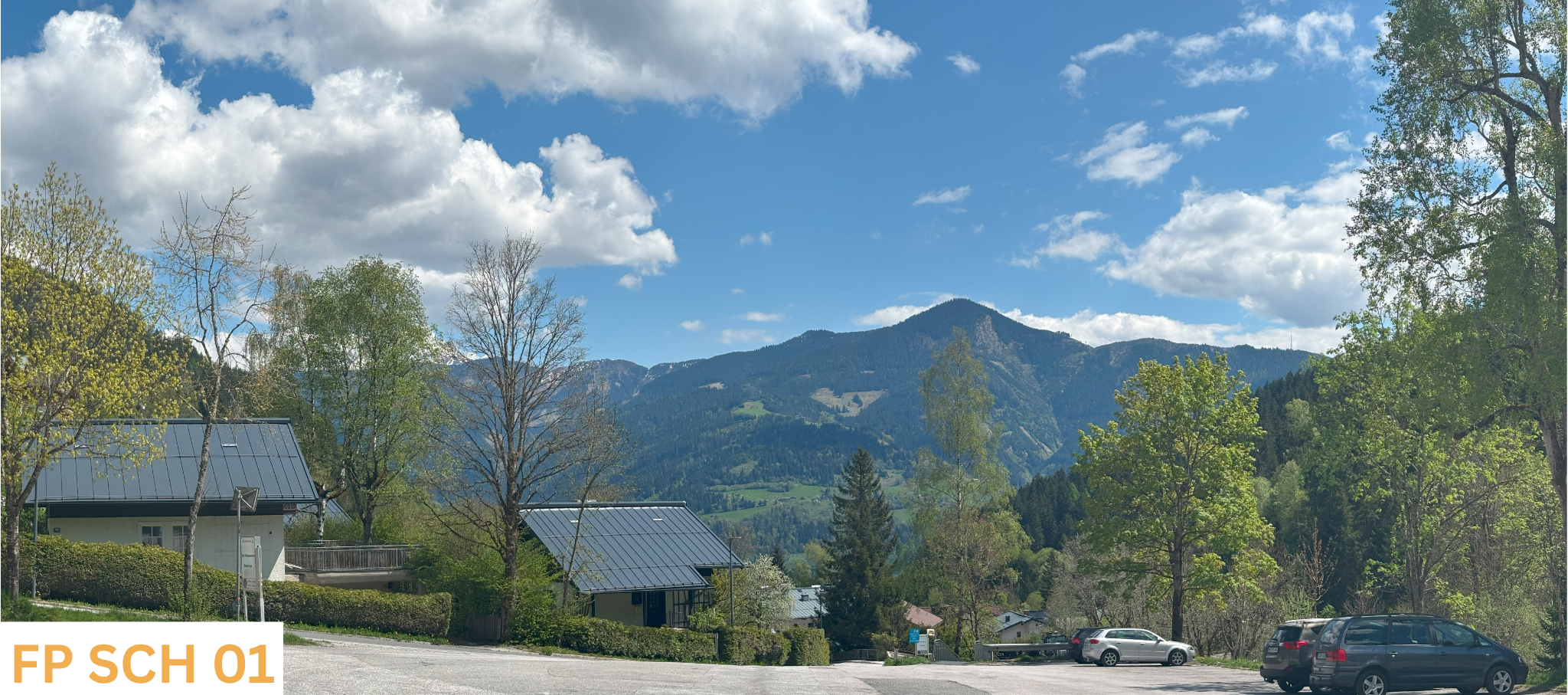 Blickwinkel Schmittenbahn Talstation davor